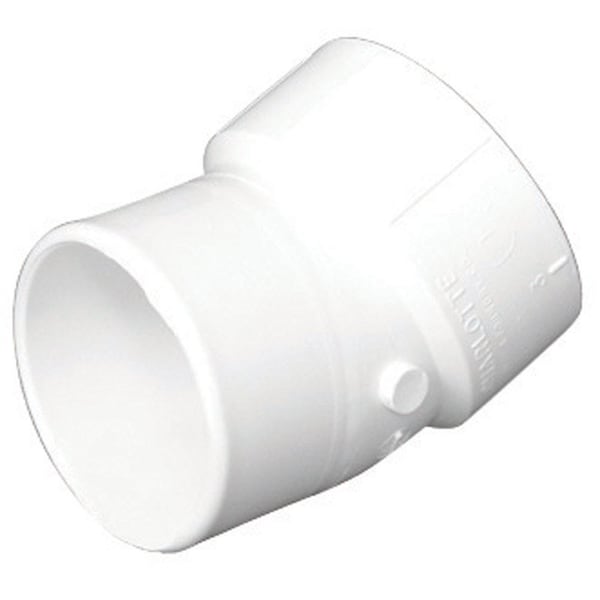 Charlotte Pipe And Foundry Charlotte Pipe Schedule 40 4 in. Hub X 4 in. D FTG PVC 22-1/2 Degree Street Elbow 1 pk PVC003261200 - main